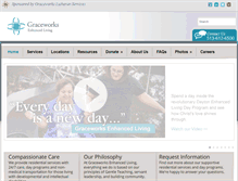 Tablet Screenshot of graceworksenhancedliving.org